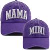 Goyklrb 2 PZ Cappellini da Baseball Coordinati Mamma e Mini per Mamma Ragazza, Cappello Regolabile in Cotone Ricamato Genitore-Figlio, Taglia Unica