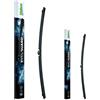 VALEO EVERGUARD - Premium - Un Kit di Spazzole Tergicristallo Flat Blade in Silicone VSF70 + VSF35 - Lunghezze: 700mm + 350mm - Anteriore (Confezione da 2)