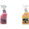 Ma-Fra - Last Touch Express Cera Liquida per Carrozzeria Auto, Azione Pulente effetto Specchio + Trattamento 3in1 Plastiche, Pulisce, Ravviva e Protegge le Parti Interne dell'Auto, H0543+H0542