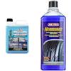 Ma-Fra - Waterless Lava e Lucida Senza Acqua per Un Lavaggio a Secco della Carrozzeria e Vetri Auto + Nerissimo Liquido Concetrato ad Alto Potere Coprente, Protegge, Ravviva e Preserva Il Colore
