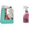Ma-Fra - Wash Self Detergente Schiumogeno Concentrato + Last Touch Express Cera Liquida per Carrozzeria Auto, Azione Pulente effetto Specchio, H0111+H0543