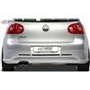 RDX Racedesign Minigonna posteriore compatibile con Volkswagen Golf V GTI/R Hatchback 3/5-porte 2003-2008 (scarico sinistra) escl. Variant/Plus (ABS)