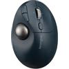 Kensington Pro Fit Ergo TB550 Trackball Wireless e Bluetooth 2,4 GHz, Anello di Scorrimento 4D, Comando a Pollice, Realizzata al 51% in Plastica Riciclata, 34 mm, Argento, K72196WW