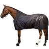 Imperial Riding IRH Super-Dry Summer Coperta 600D impermeabile e traspirante (3000 mm/3000 MVP), fodera in cotone, collo alto, cinghie incrociate e coda, coperta estiva e mezza stagione, colore nero