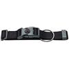 HUNTER collare per cane LONDON VARIO PLUS in nylon, regolabile, con scarico trazione, chiusura di sicurezza, resistente, leggero, asciugatura rapida, colore: antracite, taglia L