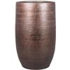 INNA-Glas Vaso in Ceramica Agape con venature, Rame, 50 cm, Ø 32 cm