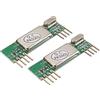 TECNOIOT 2pcs RXB6 433MHz Superheterodyne Wireless Receiver Module