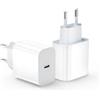 Aimoze Caricatore USB C Presa, 2-Pack 25W USBC Caricabatterie Rapido Spina USB Alimentatore per iPhone 17 16 15 14 13 12 11 Pro Max, Samsung, iPad, Type C Spinotto PD Power Adattatore Carica Fast Charger