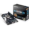 Gigabyte 1155 GBT GA-H81M-S1 Scheda Madre, 2xD3 1333, USB3, SATA3, Nero