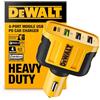 DEWALT Caricabatteria da auto USB C DEWALT, adattatore per caricabatteria rapido da auto a 4 porte da 60 W, caricabatteria da auto Pd tipo C compatibile con iPhone 16/15/Samsung, caricabatteria USB