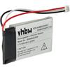 vhbw batteria sostituisce Sennheiser 564546, AHB622540N1, AHB622540PCT-02 per auricolari cuffie wireless (600mAh, 3,7V, Li-Poly)
