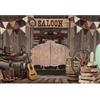 Xiaoterna 2,5x1,8m Sfondo per saloon Retrò Sfondo fotografico cowboy occidentale Casa rustica di legno Bandiere della porta del fienile Chitarra Stivali Cappello Sfondo Decorazioni