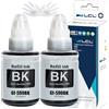LCL Bottiglie d'inchiostro da stampa Compatibile GI-490 GI-590 GI-590BK Sostituzione per Canon PIXMA G1400 G1410 G2400 G2410 G3400 G4400 G4411 G1500 G1510 G2500 G2510 (2-Pack Nero 135ML)