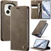 Cracedily Cover per Honor Magic 6 Pro Case, Libro Custodia Portafoglio Premium Pelle PU, Slot Scheda, RFID Shieldon, Chiusura Magnetico Aletta Antiurto Case Custodia per Honor 6 Pro, Caffè