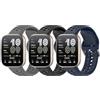 CHULN 3 Pezzis Silicone Cinturino Compatibile con Amazfit Balance 2/Balance/Amazfit Bip Max/Bip 6/Bip 5/Amazfit Cheetah/Cheetah Pro, 22mm Sportivo Braccialetto di Ricambio per Smartwatch.(No host)