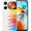 nubia Music 2 Melody Wave - Smartphone Android 14, Display da 6.7 HD+, Fotocamera 50MP, Batteria 5000mAh, 8GB RAM (4GB+4GB Ram dinamica), 256GB ROM, 3 super altoparlanti e DTS:X, Ricarica Veloce 10W