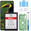 Beefix Batteria di ricambio per Samsung Galaxy A21S (A217), 5000 mAh ad alta capacità per Galaxy A12/A12s (A127F) A13 4G (A135F) A04s (A047F)(EB-BA217ABY) con strumenti di riparazione professionali
