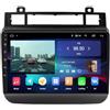 LIUYANYAN Autoradio 2 Din Bt Car Radio Car Play per VW Volkswagen Touareg FL NF 2011-2017 Compatibile con [Wireless] A-Pple Carplay Android Auto Bluetooth Am/Fm/Rds Radio, 4 Nucleo 1G+16G