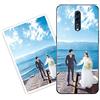 Sunrive Personalizzate Cover compatibile con Oppo Reno Z personalizzabile con Foto Testi Frase Logo Disegni e Grafiche Personalizzata, assorbimento degli urti morbido TPU trasparente