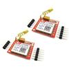TECNOIOT 2pcs SIM800L GPRS GSM Module PCB Antenna SIM Board Quad band |2pcs Modulo GPRS SIM800L Scheda gsm Micro SIM Card Quad-Band Porta seriale TTL con antenna per Arduino MCU