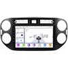 LIUYANYAN Autoradio 2 Din Bt Car Radio Car Play per VW Volkswagen Tiguan 1 2006-2016 Compatibile con [Wireless] A-Pple Carplay Android Auto Bluetooth Am/Fm/Rds Radio, 4 Nucleo 2G+32G