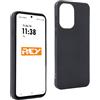 REY Cover in Gel TPU Nera per ONEPLUS 15R - Ace 6T, Ultra Sottile 0,33 mm, Morbido Flessibile, Custodia Silicone