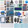 Miuzei Kit di Avviamento compatibile con Arduino e UNO R3 per Programmazione Elettronica con 248 Componenti, Sensori, Breadboard, Alimentatore, Led