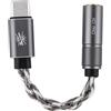 Linsoul Kiwi Ears AD1 Pro Adattatore Cavo USB C DAC, Chip DAC Personalizzato, Regolazione EQ Customizzabile Dal Web, Amplificatore Portatile A Basso Rumore Per IEM Per Audiofili (Da Type-C a 3.5mm)