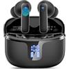 Renimer Cuffie Bluetooth, 2024 Auricolari Bluetooth 5.3 con Driver Dinamico 14.2mm Stereo, 4 ENC Mics Cancellazione Rumore Cuffie Wireless in Ear, 40 Ore Cuffiette, USB-C Cuffie Senza Fili, IP7 Impermeabile