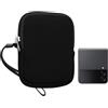 kwmobile Custodia in Neoprene con Zip per Smartphone XXS - 3/3,5 - Astuccio Portacellulare a Sacchetto XXS con Cerniera - Borsa in nero