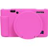 Easy Hood Custodia per Fotocamera per Sony RX100 VII/VI,Rosa Acceso