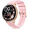 AIMIUVEI Smartwatch Donna, 1,27" HD Orologio Smartwatch con Chiamate, Fisiologia Femminile, 120+ Sport, 24H Cardiofrequenzimetro SpO2, Sonno, Passi, IP68 Smart Watch Fitness Android iOS Rosa