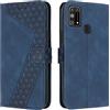 OKZone Cover per Samsung Galaxy M31S, Custodia in Pelle Samsung M31S, Antiurto Cover a Libro Galaxy M31S Magnetica Portafoglio Folio PU Pelle Flip Protettiva Caso con Wallet Case Cover (Blu)