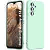 ISOI - Cover per Samsung Galaxy A14 4G / A14 5G, Custodia Morbida in Silicone Liquido, Protezione Completa Antiurto Ultra Sottile per il Corpo - Menta Verde
