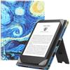 HGWALP Custodia universale per 6 pollici Paperwhite eReaders, Folio Stand Cover con cinturino compatibile con Kindle Paperwhite/Kobo/Tolino/Pocketbook/Sony 6 pollici E-Book Reader-Starry Sky