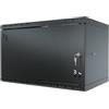 STALFLEX Armadio di Rete 19 Pollici - Armadio Rack 6U - Server Rack per Montaggio a Parete - Capacità di Carico 40 kg - Profondità 350 mm - Rack 19 Pollici - Nero