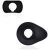 JJC Oculare per Fujifilm X-T4 X-T3 X-T2 X-T1 X-H1 GFX100 GFX-50S, 2 Pezzi | Sostituisce EC-XT L/M/S e EC-GFX|Silicone morbido|Blocca abbagliamento|Protegge da urti|Rotabile a 360°