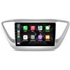 LIUYANYAN Autoradio 2 Din Bt Car Radio Car Play per Hyundai Solaris 2 Verna 2016-2020 Compatibile con [Wireless] A-Pple Carplay Android Auto Bluetooth Am/Fm/Rds Radio, 4 Nucleo 1G+16G