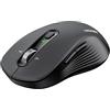 TECKNET Mouse Wireless, Mouse Bluetooth (BT 5.0/3.0+2.4G), Mouse Wireless con Ricevitore USB-A, Ruota di Scorrimento a 4 Vie, Mouse Wireless Silenzioso per Mani Grandi, Mouse da 4800 DPI per Computer