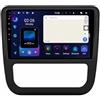 LIUYANYAN Autoradio 2 Din Bt Car Radio Car Play per VW Volkswagen Scirocco 2008-2013 Compatibile con [Wireless] A-Pple Carplay Android Auto Bluetooth Am/Fm/Rds Radio, 4 Nucleo 1G+16G