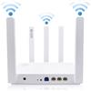 Elfcam® - Sistema Mesh Router WiFi 6 (AX3000), Ethernet Port WAN 2,5Gb RJ45, Dual Band WiFi 6 Mesh Router, fino a 3000 Mbps, ideale per allungare il tuo Freebox Ultra e Orange Livebox 6
