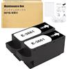 LCL T3661 C13T366100 Scatola di manutenzione Compatibile con Epson XP-8500 XP-8505 XP-8600 XP‑8605 XP-8700 XP-6000 XP-6001 XP-6005 XP-6100 XP-6105 XP-15000 XP-15010 XP-15080 XP-970(2-Pack Nero)