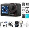 DJI Osmo Action 5 Pro Combo Standard, Fotocamera impermeabile con sensore 1/1.3, Tracciamento del soggetto, stabilizzazione (Osmo Action 5 Pro Bundle 3)
