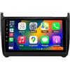 LIUYANYAN Autoradio 2 Din Bt Car Radio Car Play per VW Volkswagen Polo 5 V 2008-2020 Compatibile con [Wireless] A-Pple Carplay Android Auto Bluetooth Am/Fm/Rds Radio, 4 Nucleo 1G+16G