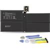 K KYUER G3HTA038H Tablet Batteria per Microsoft Surface PRO 5 6 5th 6th Gen