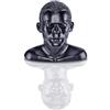 OEHLBACH Supporto per cuffie Silence - Fatto a mano, resina sintetica - iconica testa stoccaggio di grandi, pesanti cuffie over- e on-ear - Nero