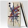 DìMò ART Cover Case Custodia Compatibile con Telefono Apple Modello iPhone 11 Kandinsky Wassily Zeichen mit Begleitung