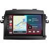 LIUYANYAN Autoradio 2 Din Bt Car Radio Car Play per Toyota Sienna 2 II XL20 2003-2010 Compatibile con [Wireless] A-Pple Carplay Android Auto Bluetooth Am/Fm/Rds Radio, 4 Nucleo 1G+16G