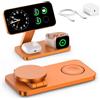 EXW Stazione di Ricarica 3 in 1 per Apple, Caricatore Wireless con Mag-Safe Base Ricarica iPhone per iPhone 17/16/15/14/13/12
