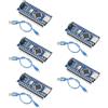 QIQIAZI Nano - Scheda di sviluppo con cavo USB, modulo V3 con chip CH340, piastra di sviluppo V3 con spina di tipo C, 5 V, 16 m, 328 P, microcontroller, compatibile con Arduino Nano